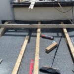 Sistemazione tettoia e termocappotto